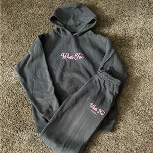 White fox sweat set
